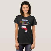 T-shirt Hispanic Ceremony Month Prideful Latin Spanish Ami (Devant entier)