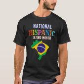 T-shirt Hispanic Ceremony Month Prideful Latin Spanish Ami (Devant)