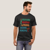 T-shirt Hispanic Heritage & Proud High School (Devant entier)