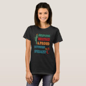 T-shirt Hispanic heritage & Proud Quality Improvement Spec (Devant entier)