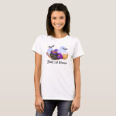 T-shirt Hisses de chats noirs (Devant entier)