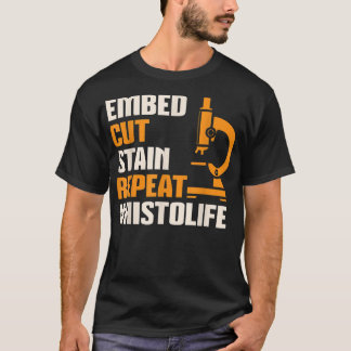 T-shirt Histo Vie Histologie Histologue Technicien Apparen