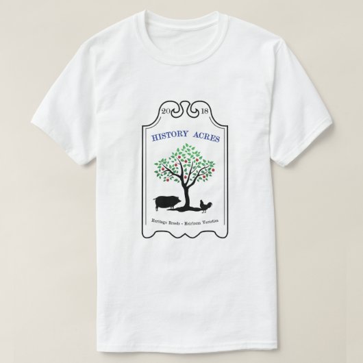 T-shirt Histoire Acres Tee - shirt blanc (Design devant)