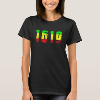 T-shirt Histoire afro-américaine 2021 Début1619 Hist noir