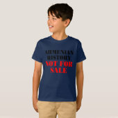 T-shirt Histoire arménienne : Pas à vendre (Devant entier)