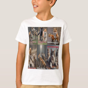 T-shirt histoire de chat et renard