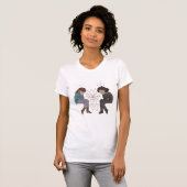 T-shirt Histoire de fantasy vintage (Devant entier)
