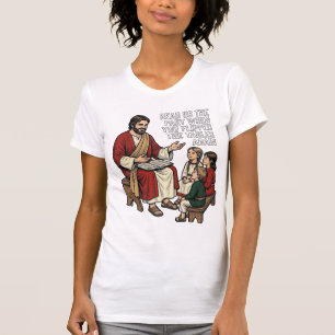 T-shirt Histoire de la Bible drôle Vintage Professeur reli
