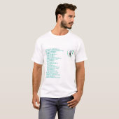 T-shirt Histoire de la Coupe du monde (Devant entier)