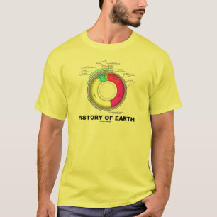 T-shirt Histoire de la terre (temps géologique)