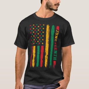 T-shirt Histoire de l'Amérique africaine Drapeau 1865