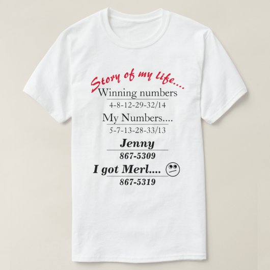 T-shirt Histoire de ma vie Lumière Couleur Nouveauté (Design devant)