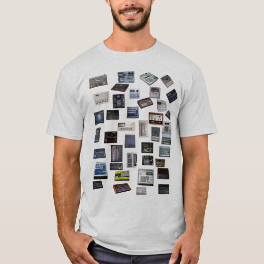 T-shirt Histoire de machine de tambours (Devant)