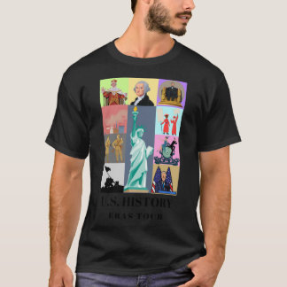 T-shirt Histoire des ères US famille