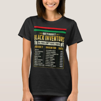 T-shirt Histoire Des Inventeurs Noirs Histoire Des Noirs M