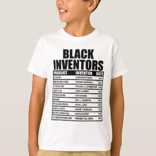 T-shirt Histoire des inventeurs noirs oubliés Histoire des