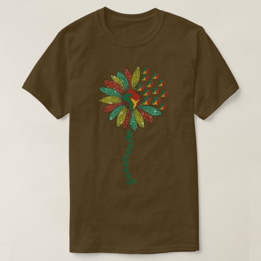 T-shirt Histoire des Noirs 1865 Juneteen (Design devant)