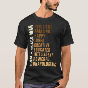 T-shirt Histoire des Noirs honorer le passé Inspirant Homm