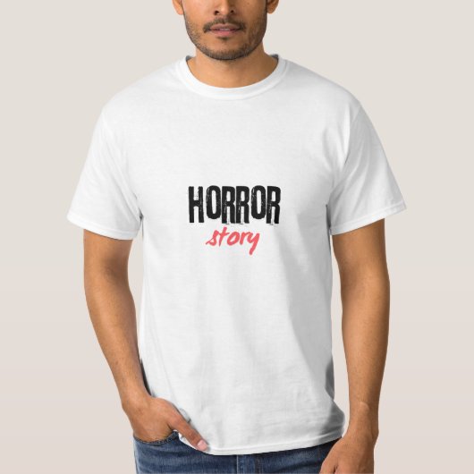T-shirt Histoire d'horreur (Devant)