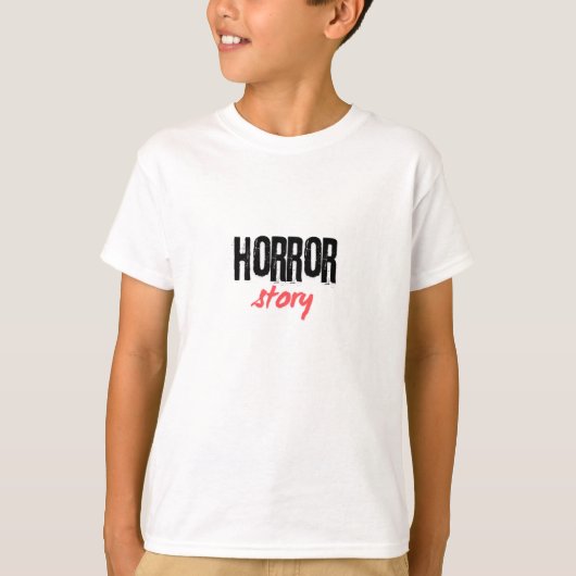 T-shirt Histoire d'horreur (Devant)