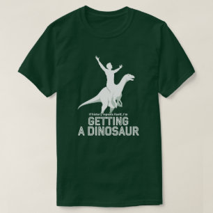 T-shirt Histoire drôle de cavalier de dinosaure se répète 