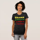 T-shirt Histoire du Ghana (Devant entier)