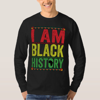 T-shirt Histoire du mois noir - JE SUIS HISTOIRE NOIRE