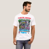T-SHIRT HISTOIRE DU NORD DE RIVAGE DE CANALISATION (Devant entier)