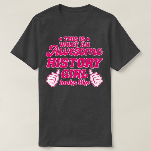 T-shirt Histoire fille (Design devant)