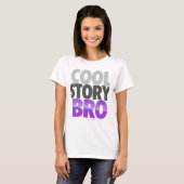 T-shirt Histoire fraîche Bro (pourpre) (Devant entier)