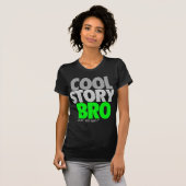 T-shirt Histoire fraîche Bro (vert) (Devant entier)