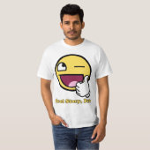 T-shirt Histoire impressionnante Bro de cool de visage (Devant entier)