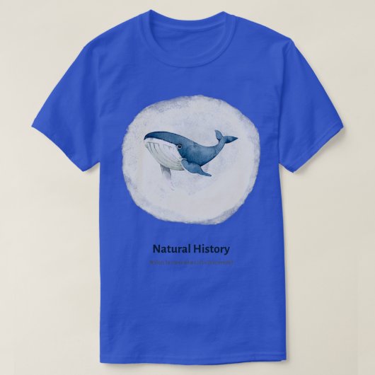 T-shirt Histoire naturelle (Design devant)