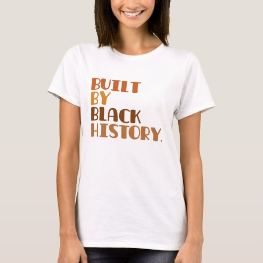 T-shirt Histoire noire (Devant)