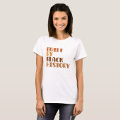 T-shirt Histoire noire (Devant entier)