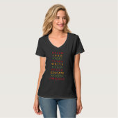 T-shirt Histoire noire (Devant entier)