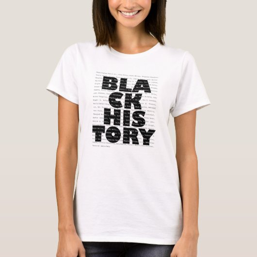 T-shirt Histoire noire (Devant)