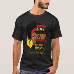 T-shirt Histoire Noire Africaine Pour Les Femmes Je Suis L