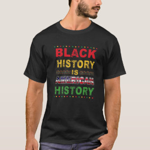 T-shirt Histoire Noire Histoire Américaine Histoire Noire