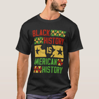 T-shirt Histoire noire Histoire américaine Patriotique Afr