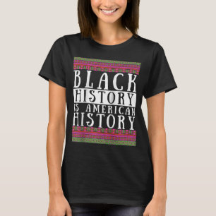 T-shirt Histoire noire Histoire américaine USA Afrique