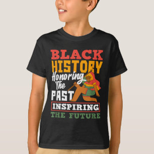 T-shirt Histoire noire honorant le passé inspirant l'aveni