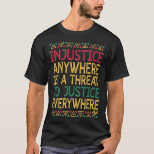 T-shirt Histoire Noire Junétau Justice Martin Luther Kin