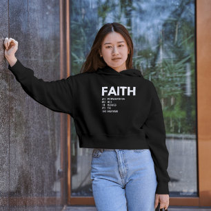 T-shirt Histoire noire pour les femmes Graphisme de foi Te