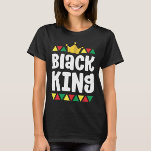 T-shirt Histoire noire pour les garçons Enfants Roi Noir P