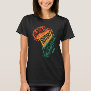 T-shirt Histoire noire pour l'histoire des Noirs américain