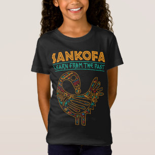 T-Shirt Histoire noire Sankofa African Bird Junetdix