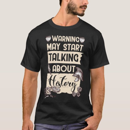 T-shirt Histoire Profession Drôle Historien (Devant)