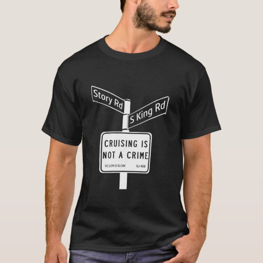 T-shirt Histoire Rd S King Rd Cruising N'Est Pas Un Crime (Devant)