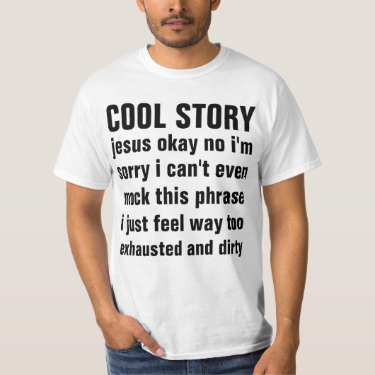 T-shirt histoire triste (Devant)